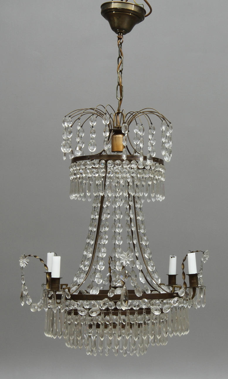 LJUSKRONA. gustaviansk stil, 1800/1900-tal.