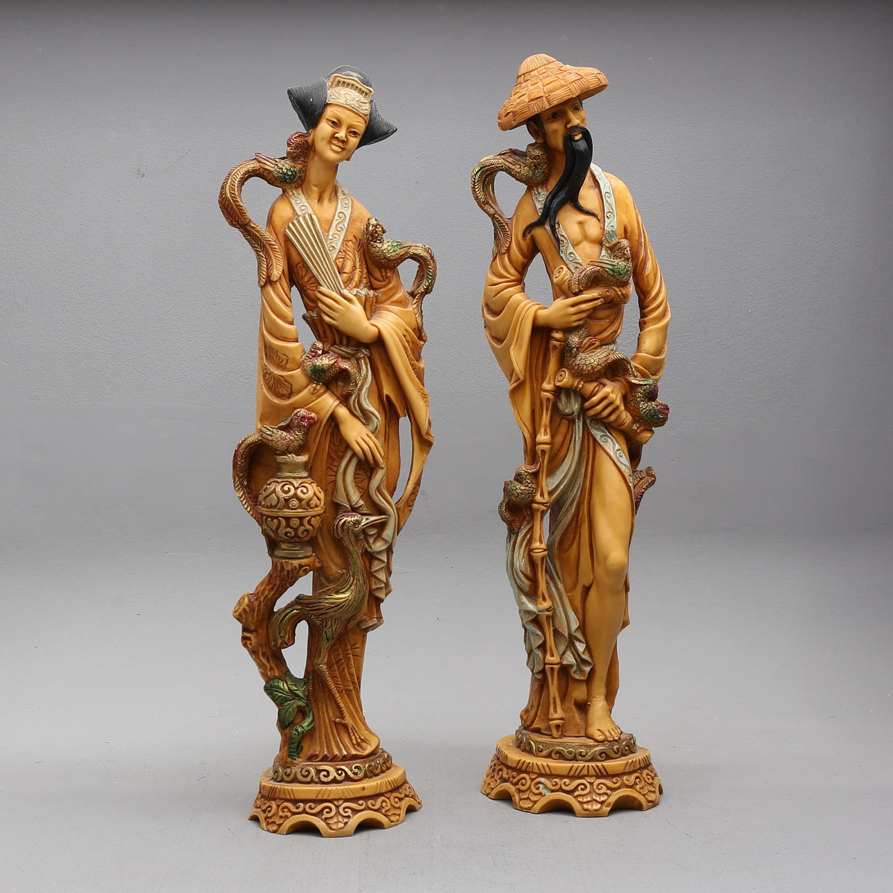 FIGURAS, plastilina, China, 1900.
