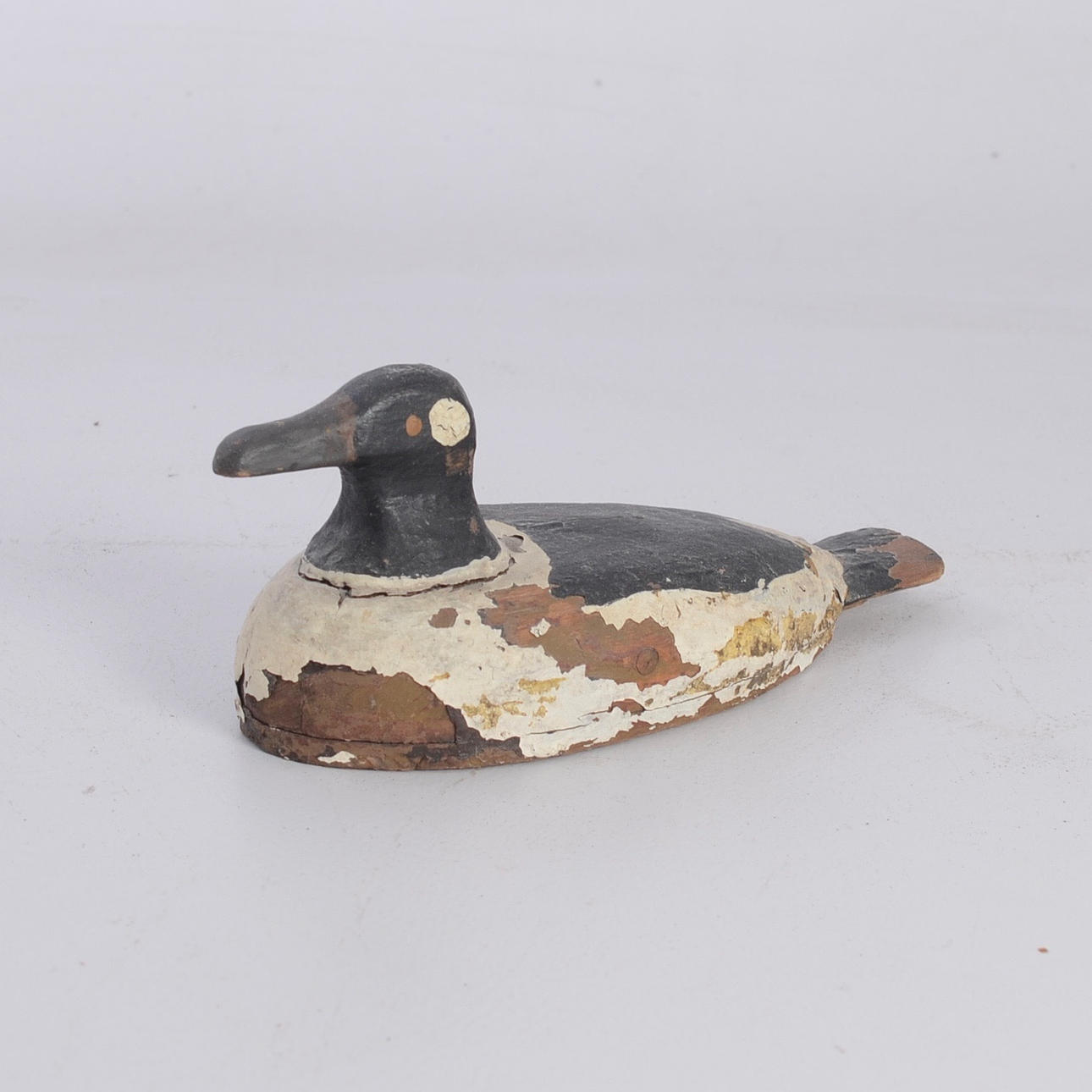 LOCKFÅGEL, vette, 1800-tal, bemålat trä.