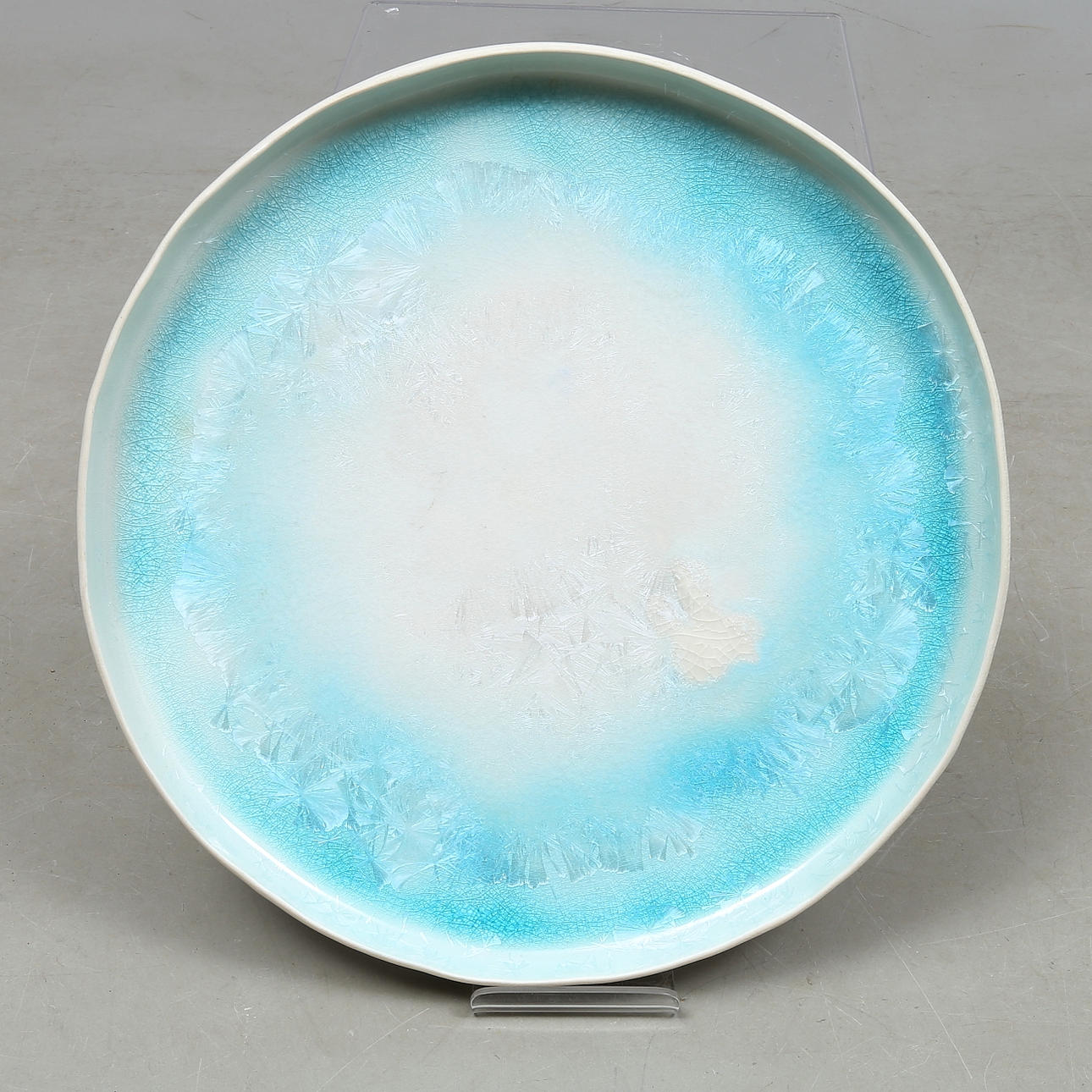 RENATA FRANCESCON. Dish, stoneware, signed.