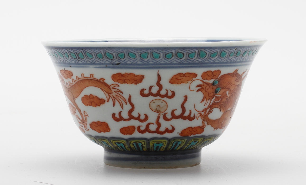 SKÅL, Kina, 1800/1900 tal, bär märkning.