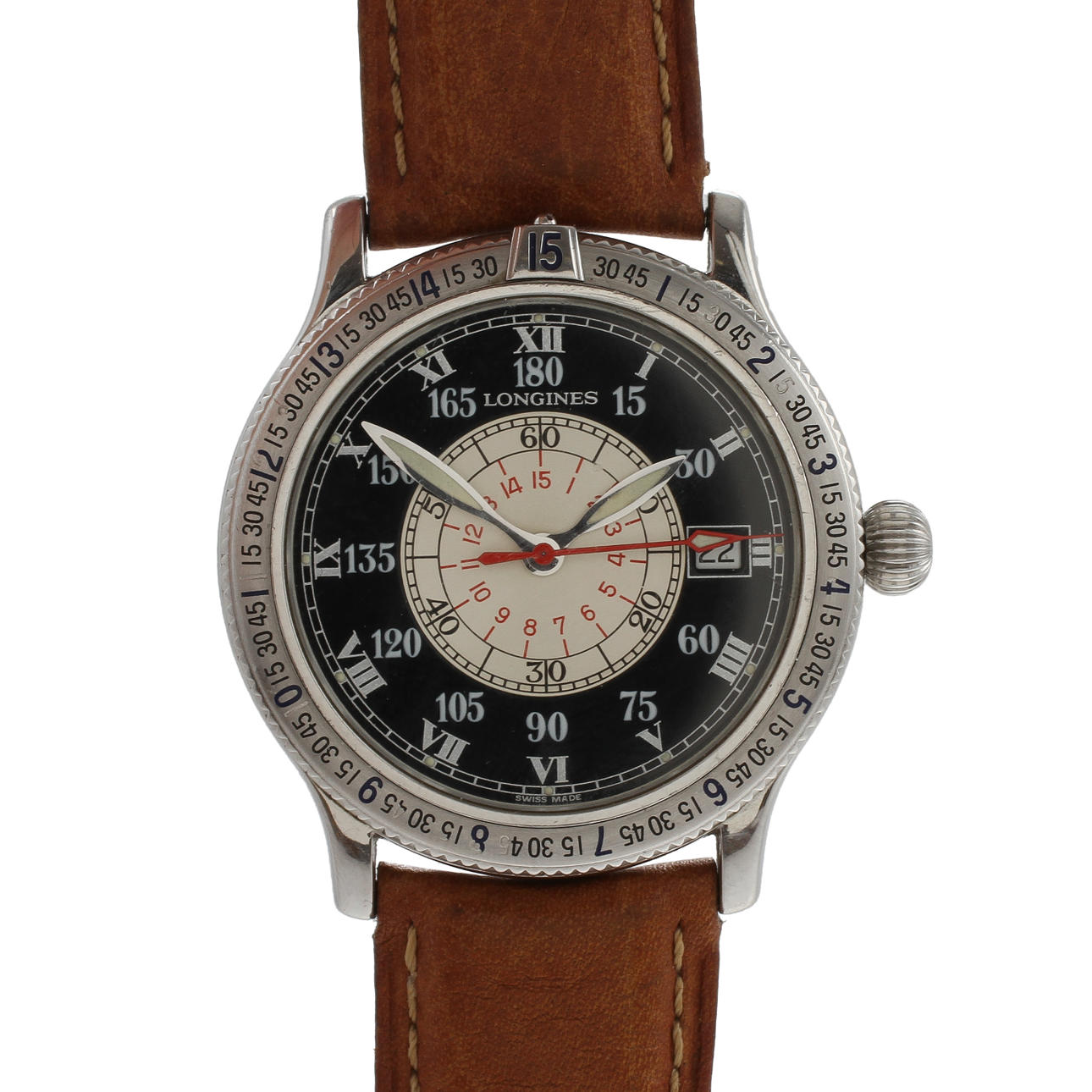 ARMBANDSUR, Longines, Designed by Col. Charles A. Lindbergh.