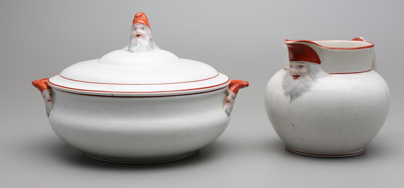 TERRIN & KANNA, porslin, Rörstrand, 1900-talets första kvartal.