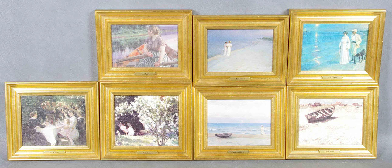 TRYCK EFTER KÄNDA KONSTNÄRER, 13 stycken.