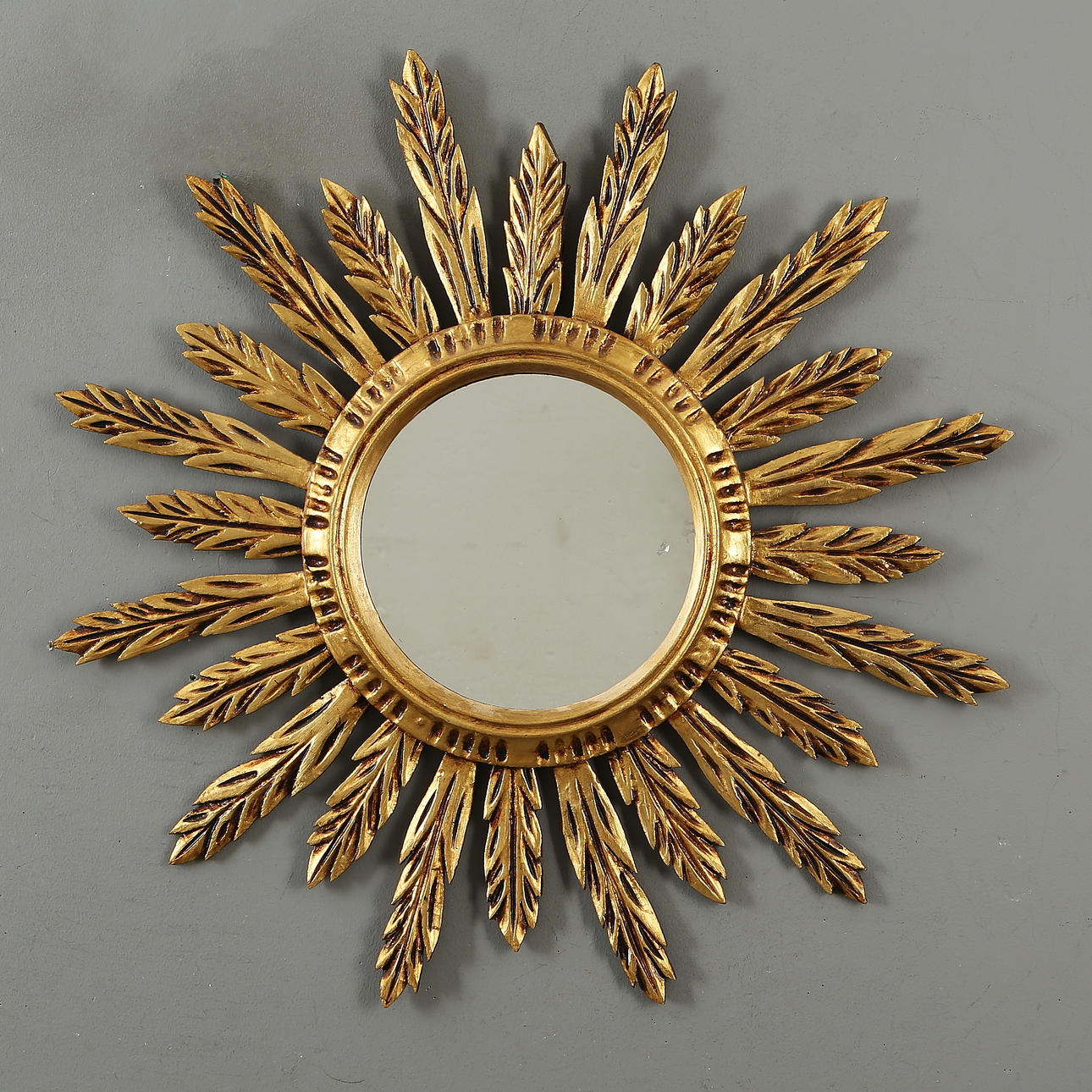 MIRROR, so-called sun mirror, 20th century.