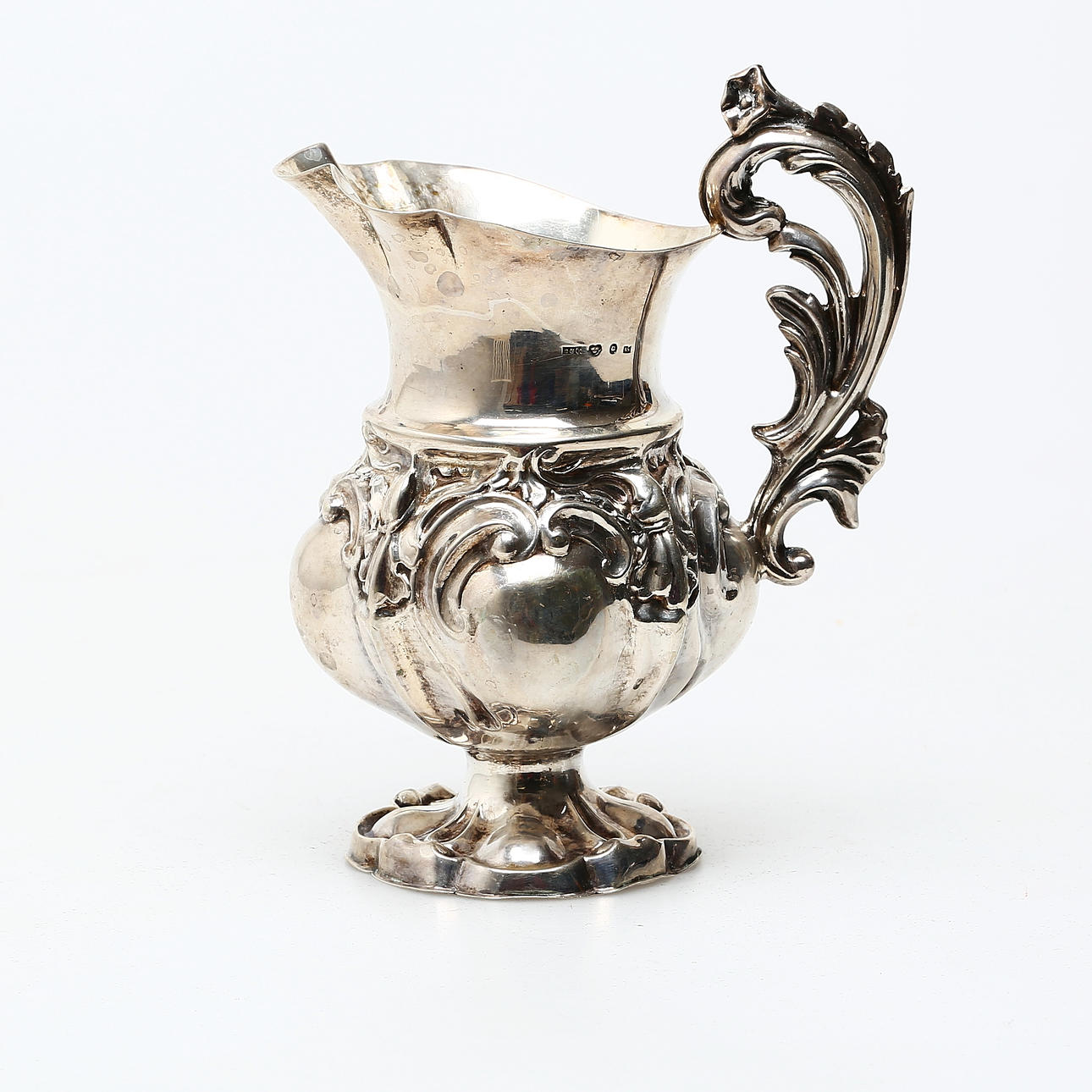 JUG, silver, Erik Gustaf Öström, Gävle 1855.