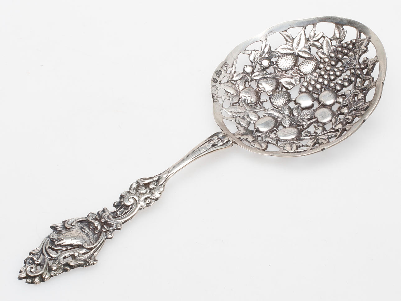 SERVERINGSSPADE, silver, SC, Stockholm 1973, vikt ca 95,1 gram.