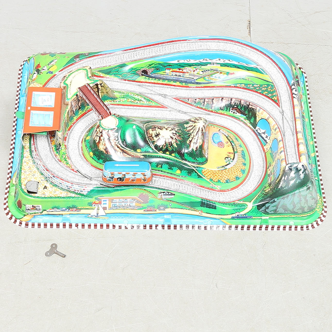 TECHNOFIX 312 Rocky Mountains Train in OVP mit Straßenbahn.