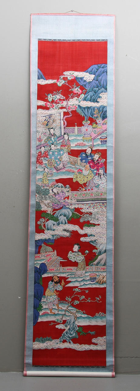 RULLTAVLA, orientalisk, 1900/2000-tal.