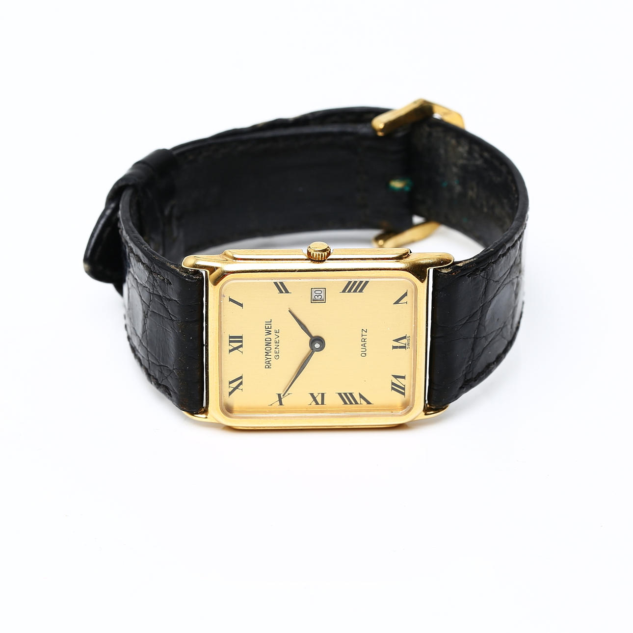 WRIST WATCH, Raymond Weil, quartz, double, 1900s.