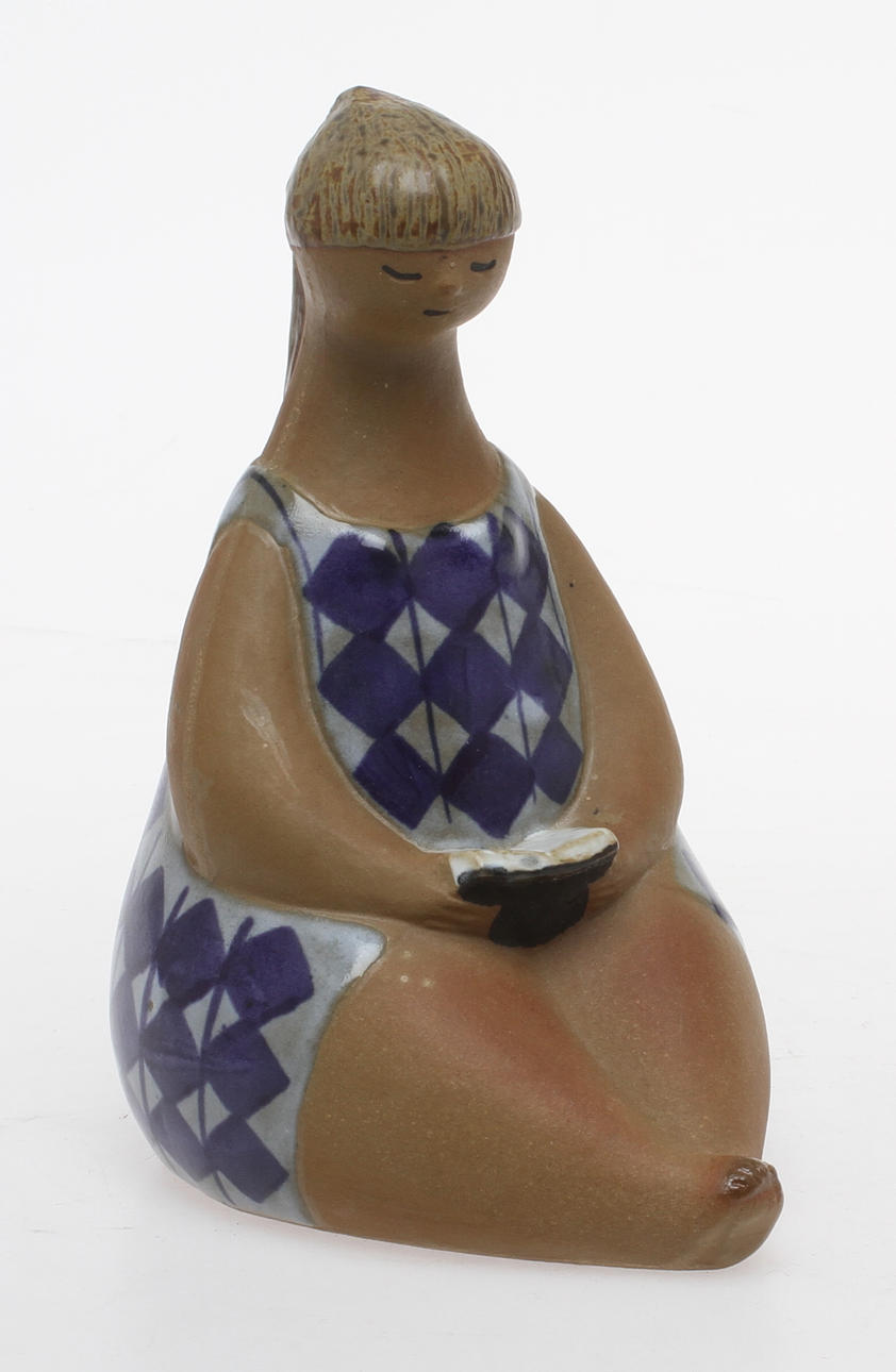 FIGURIN, stengods, "Amalia", Lisa Larson, Gustavsberg.