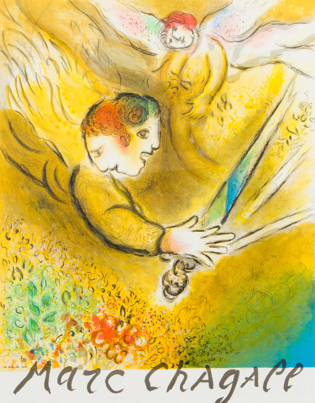 MARC CHAGALL. Kompositiom affisch.