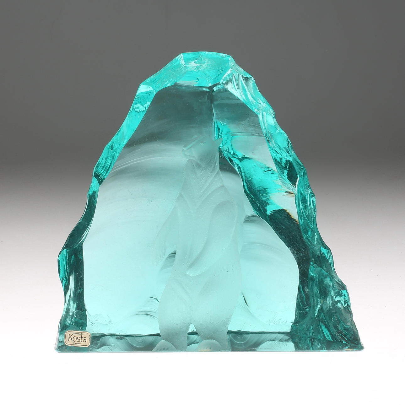 GLASBLOCK, Vicke Lindstrand, Kosta.