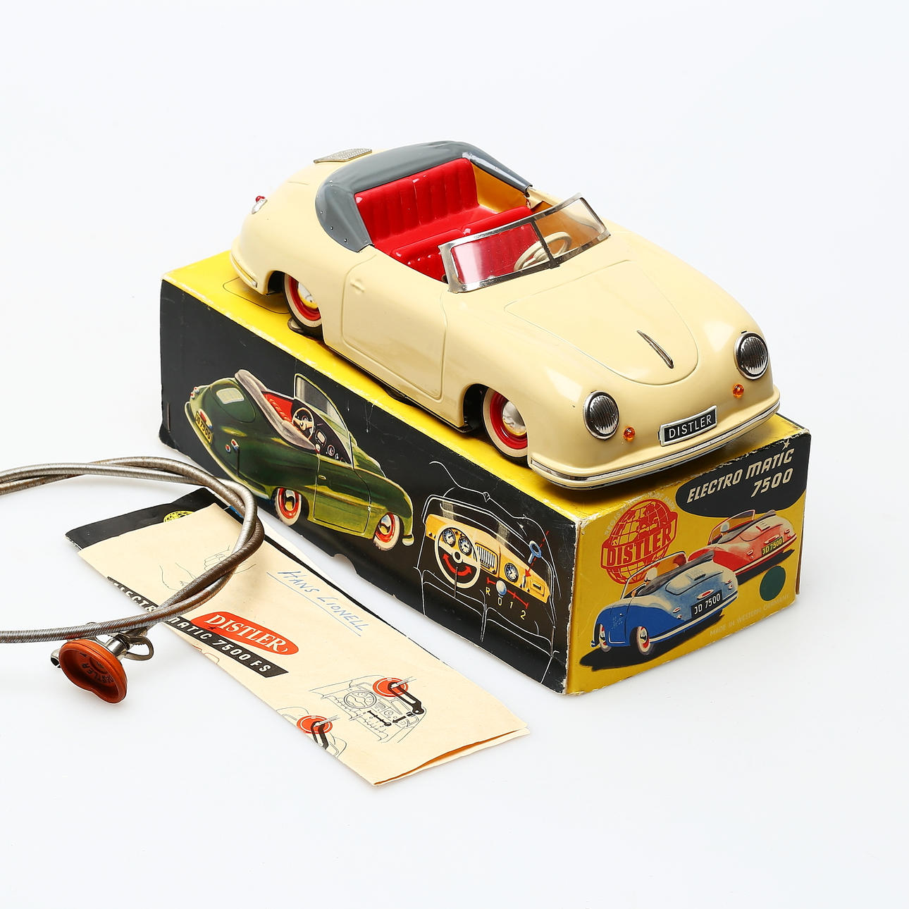 DISTLER PORSCHE beige, replica box.