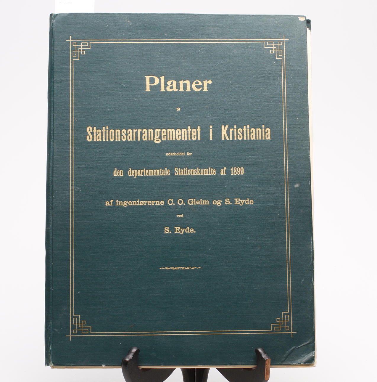 PLANSAMLING till Stationsarrangementet i Kristiania.