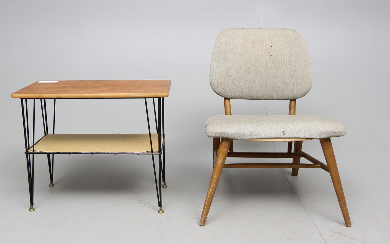 STOL SAMT STRINGBORD, 1950/60 tal.