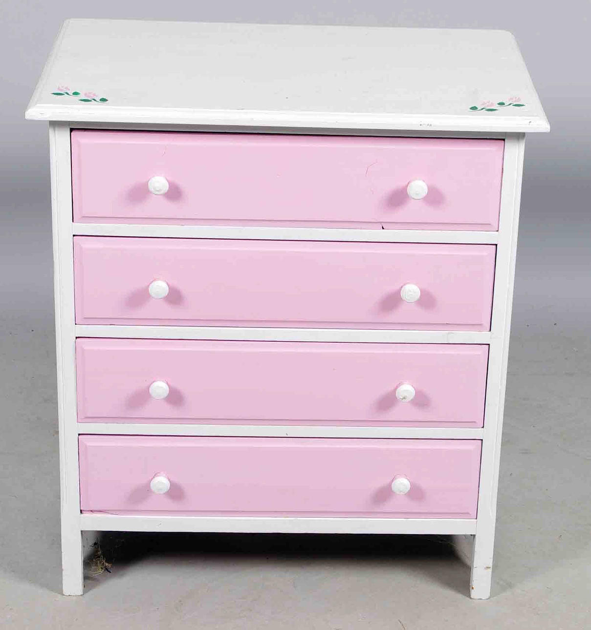 BYRÅ, 4-lådig, målad fur.