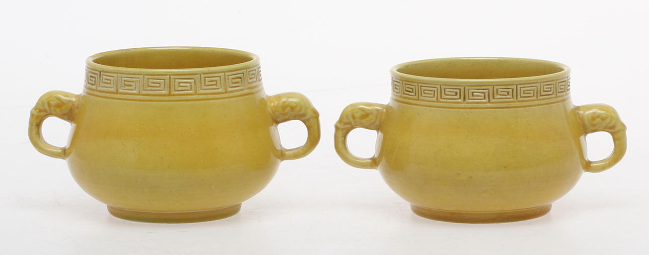 CREMEKOPPAR, porslin, Kina.