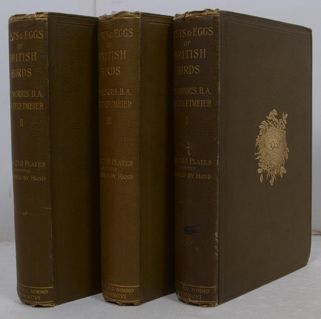 TEGETMEIER. Eine Naturgeschichte der Nester und Eier britischer Vögel.