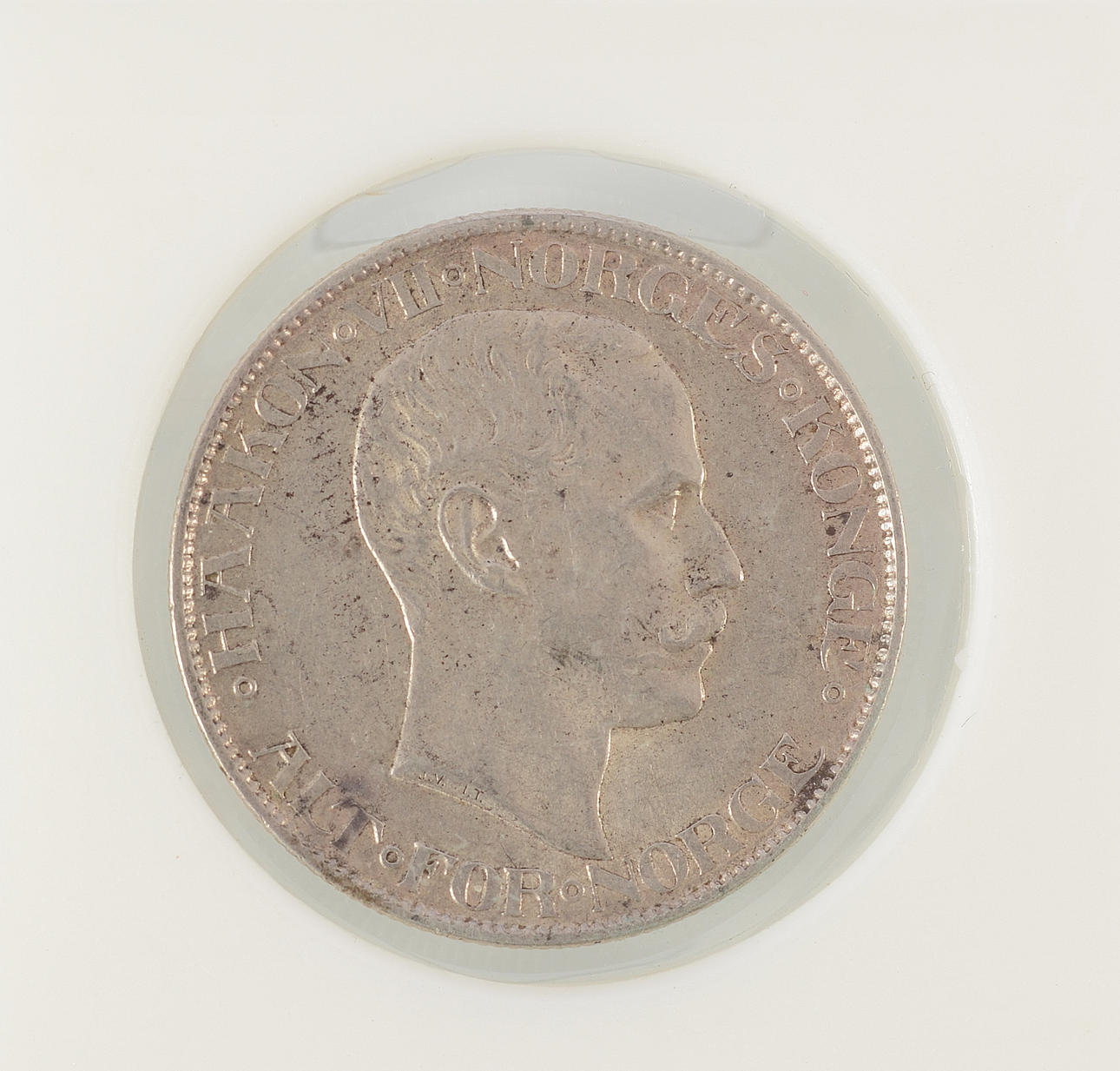 MYNT, silver, 2 kr, 1908, Norge.