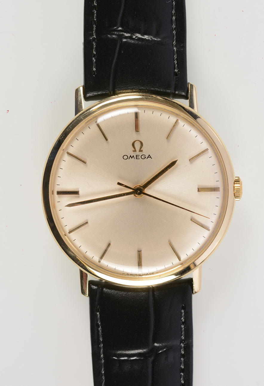 HERRENUHR, Omega, 14K.