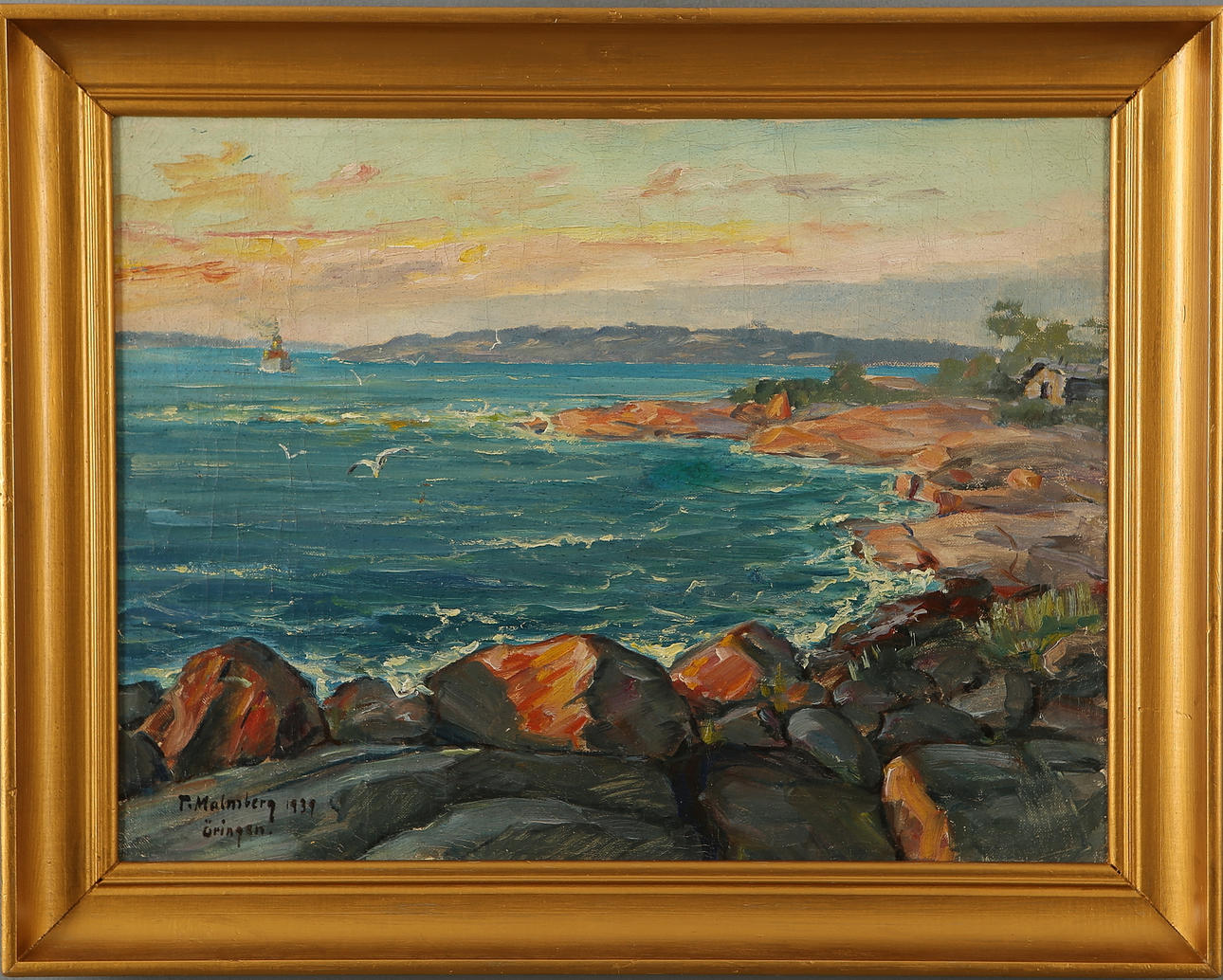 THURE MALMBERG. oil on canvas, signed and dated 1939.
