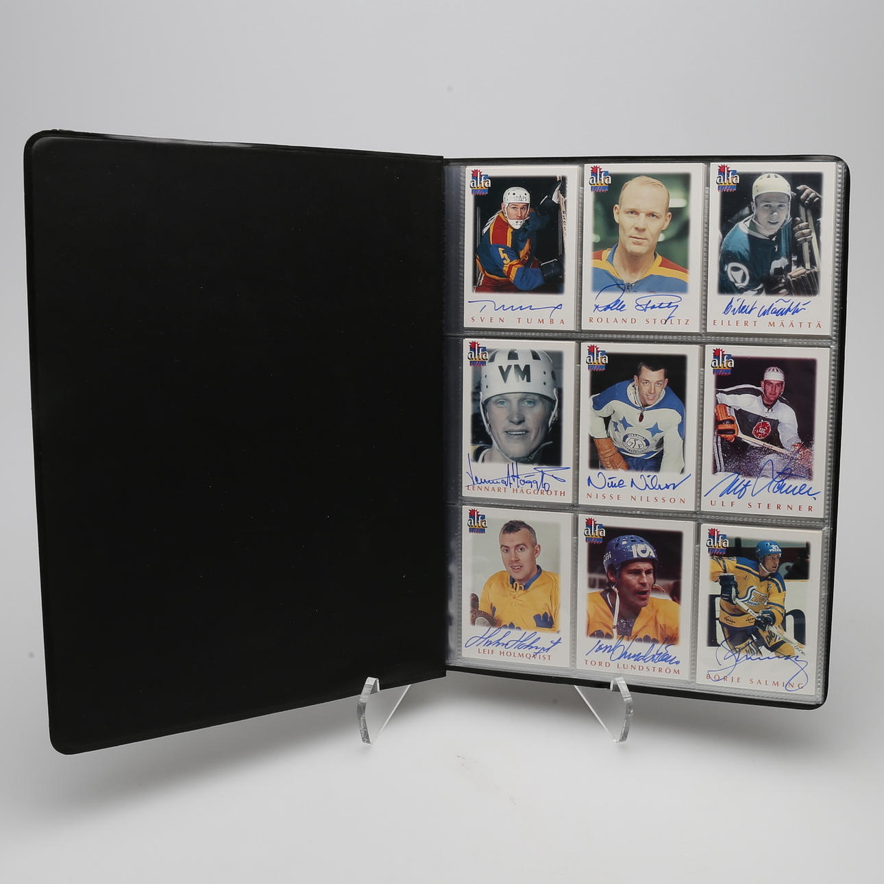 AUTOGRAPHS. NICE COLLECTION OF 90 SIGNED ALPHA IMAGES.