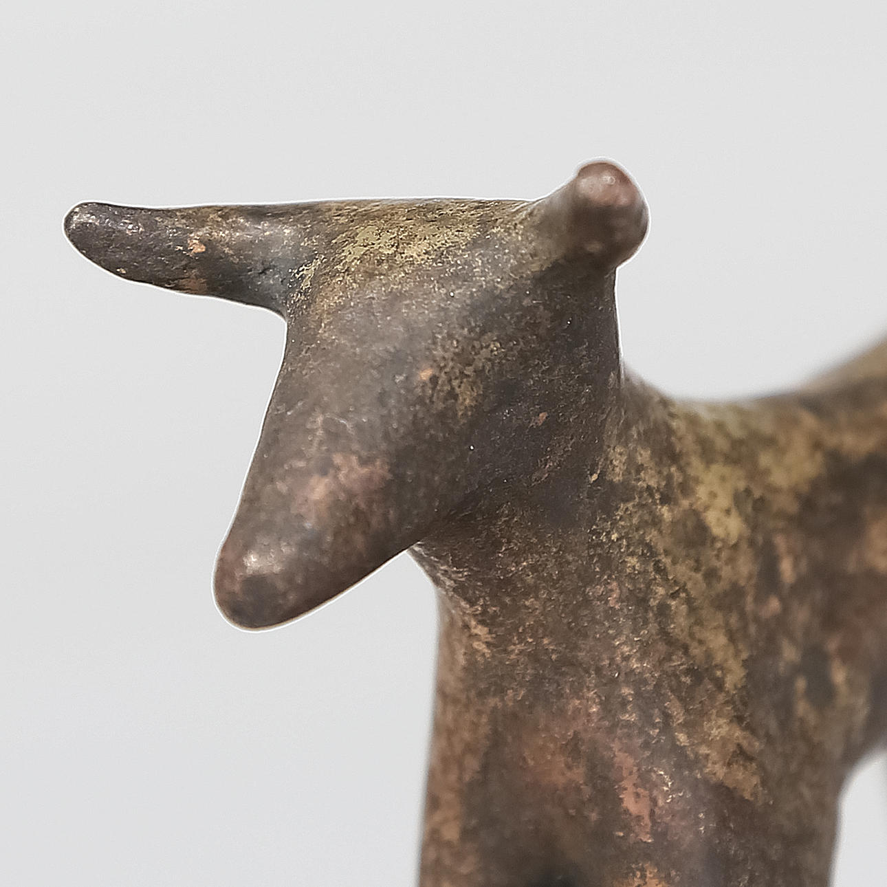 FIGUR/SKULPTUR, Stier, Bronze.