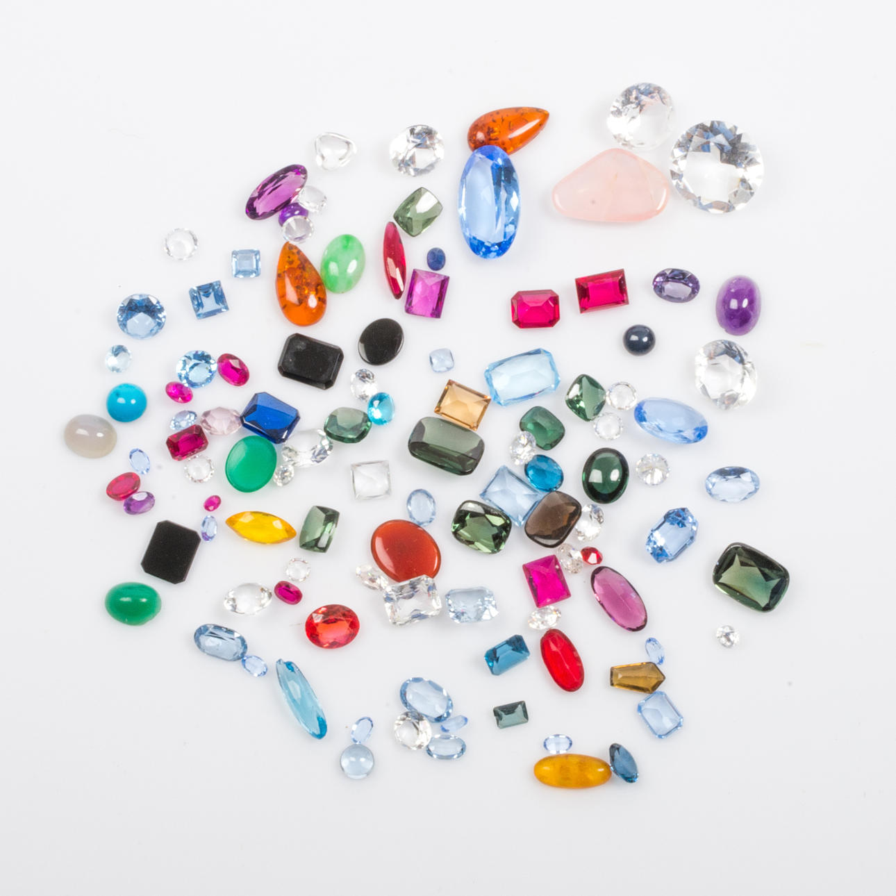 PIEDRAS SEMIPRECIOSAS, pulidas.