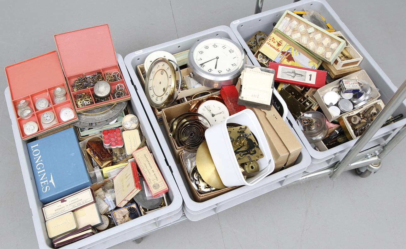 PARTI KLOCKDELAR, reservdelar.