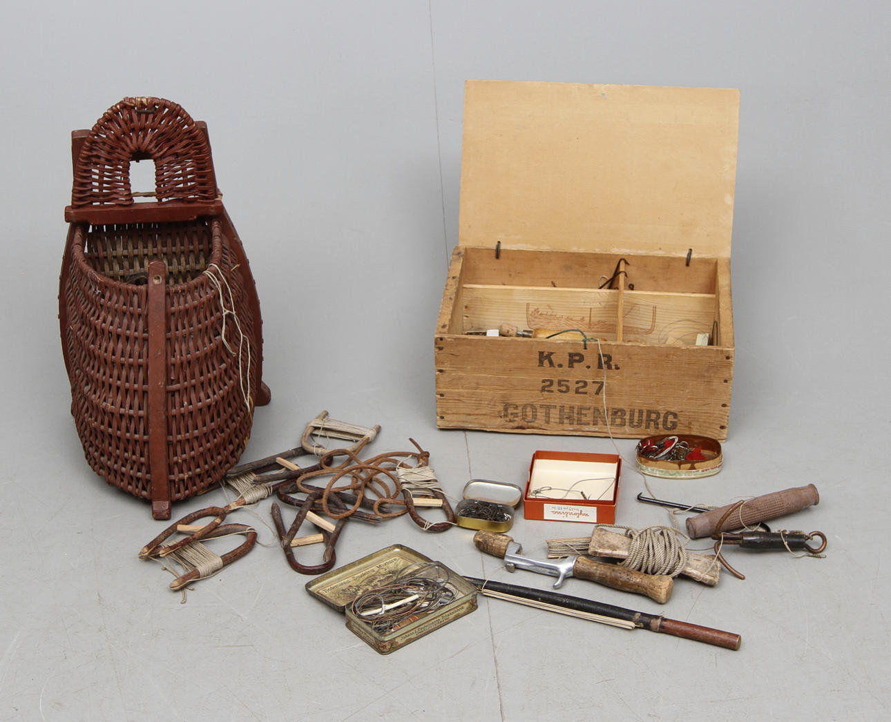 FISKEGREJER, pimpelfiske, 1960-tal.