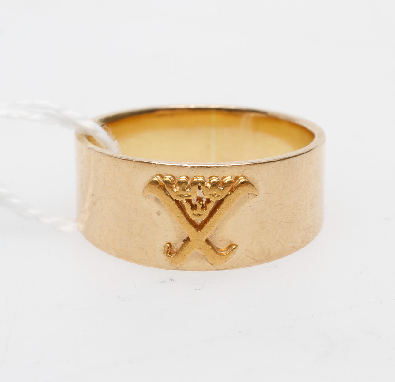 RING, 18k guld, vikt ca 9,9 gr.