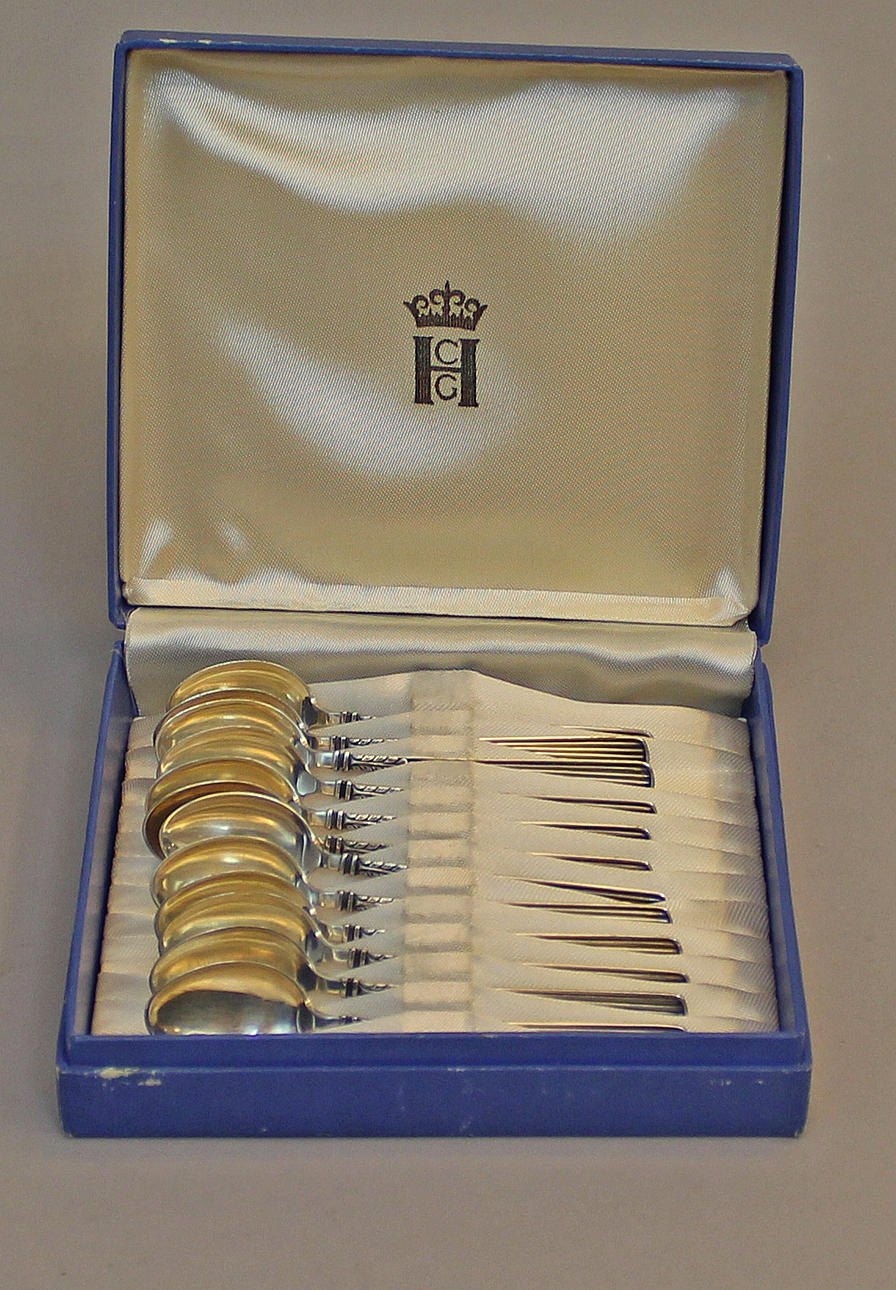 MOCCASKEDAR, 12st, silver, M GAB, Uppsala, 1952-54.