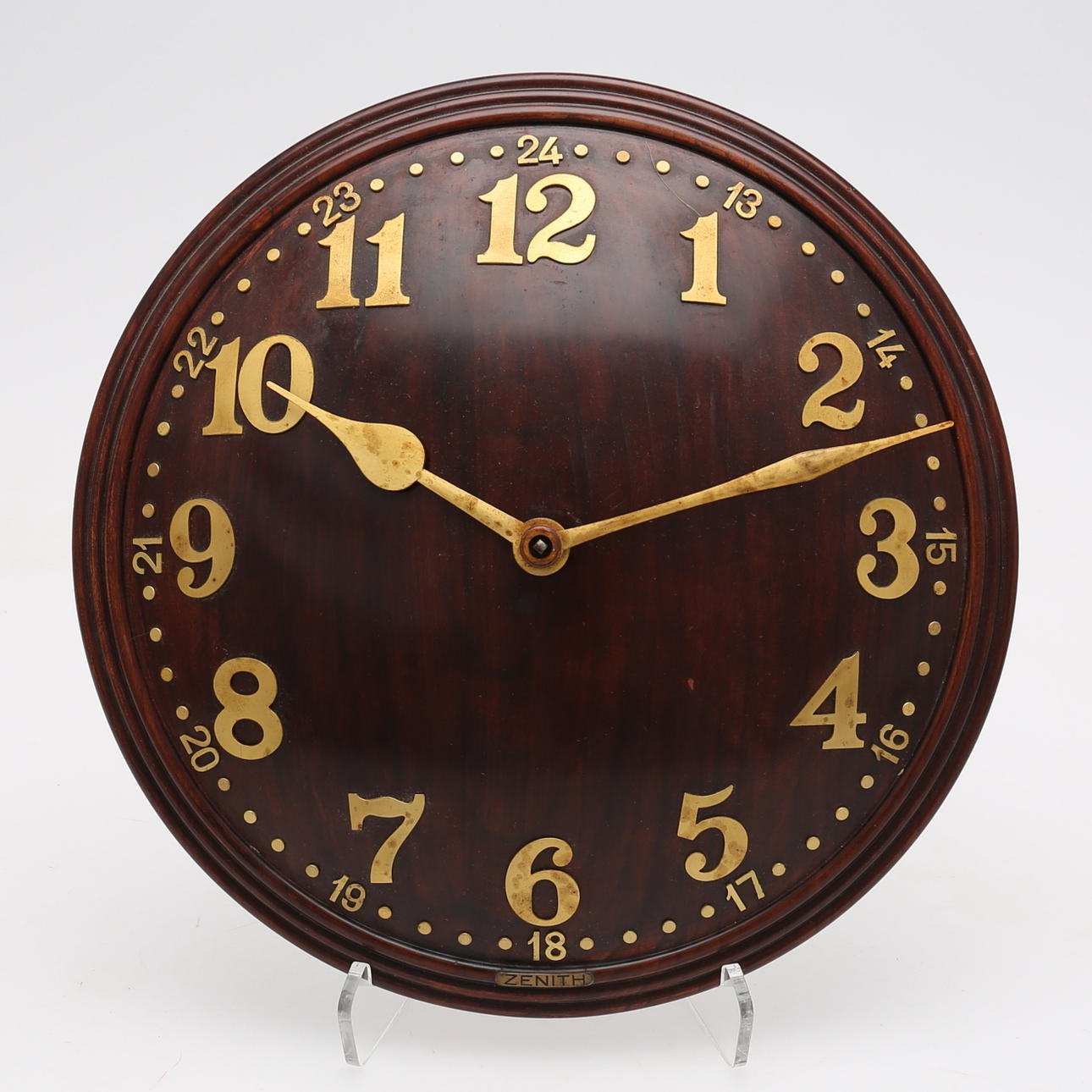 WALL CLOCK, Zenith, 18-day, 1900s.