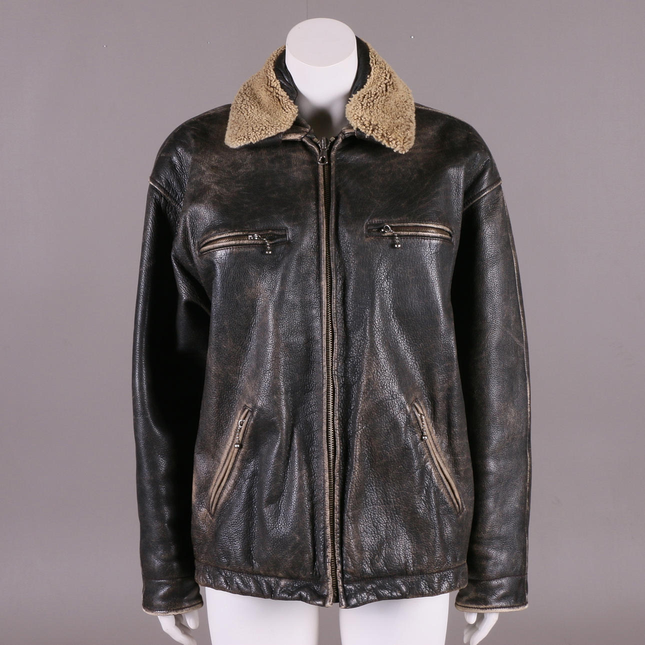 JACKET, leather, Garwood.