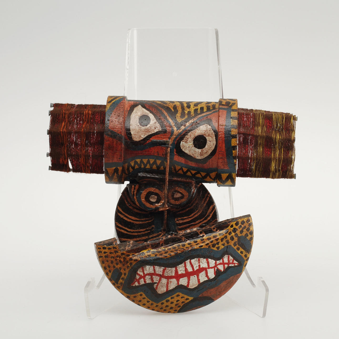 JOHAN MAURITZSON. Composition, wood relief, signed q verso.