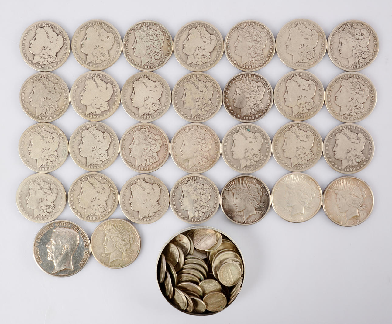 COIN, silver, 81st, USA. 18/1900s.