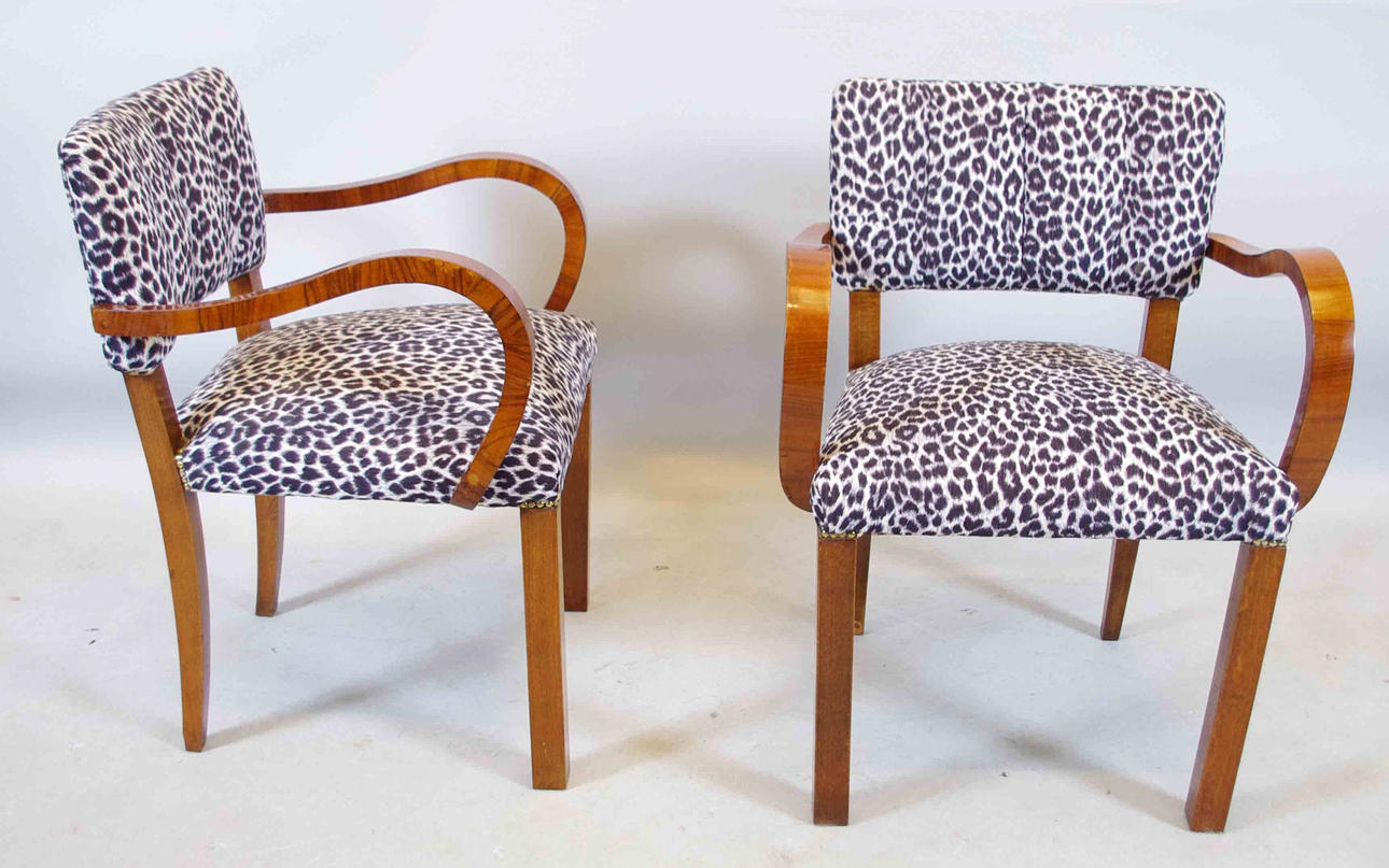 KARMSTOLAR, 1 par, Art Deco.