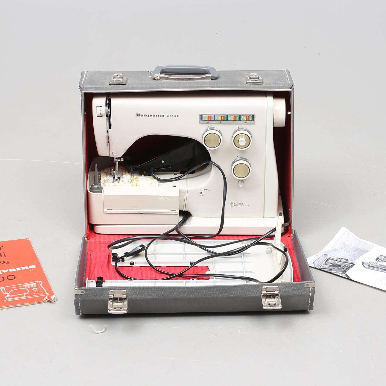 SEWING MACHINE, Husqvarna 2000, 1966.