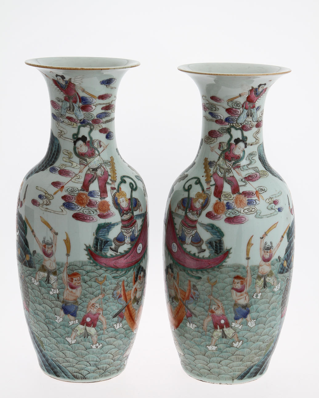 GOLVVASER, 1 par, Kina, 1900-tal.