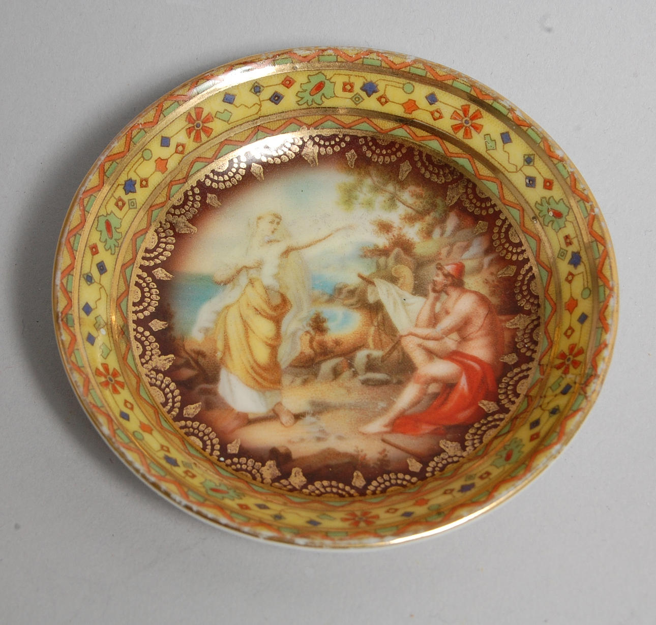 FAT, miniatyr, 1900-tal, proveniens Krapperups slott.