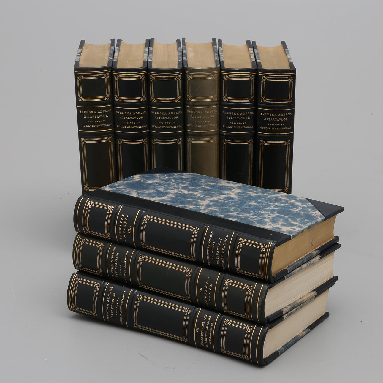 GUSTAF ELGENSTIERNA, 9 volumes.