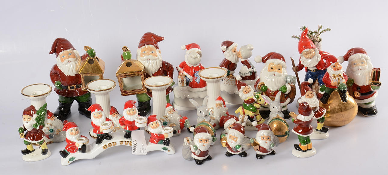 PARTI JULTOMTAR, porslin, 19/2000-tal.