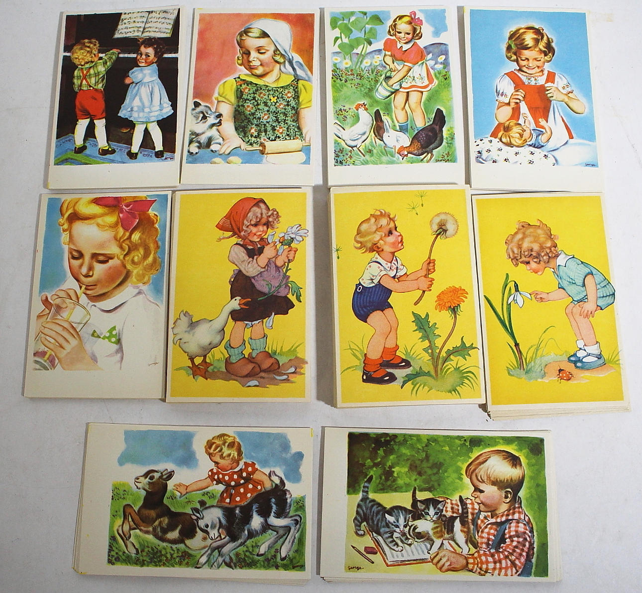 VYKORT, 157 st, barnmotiv.