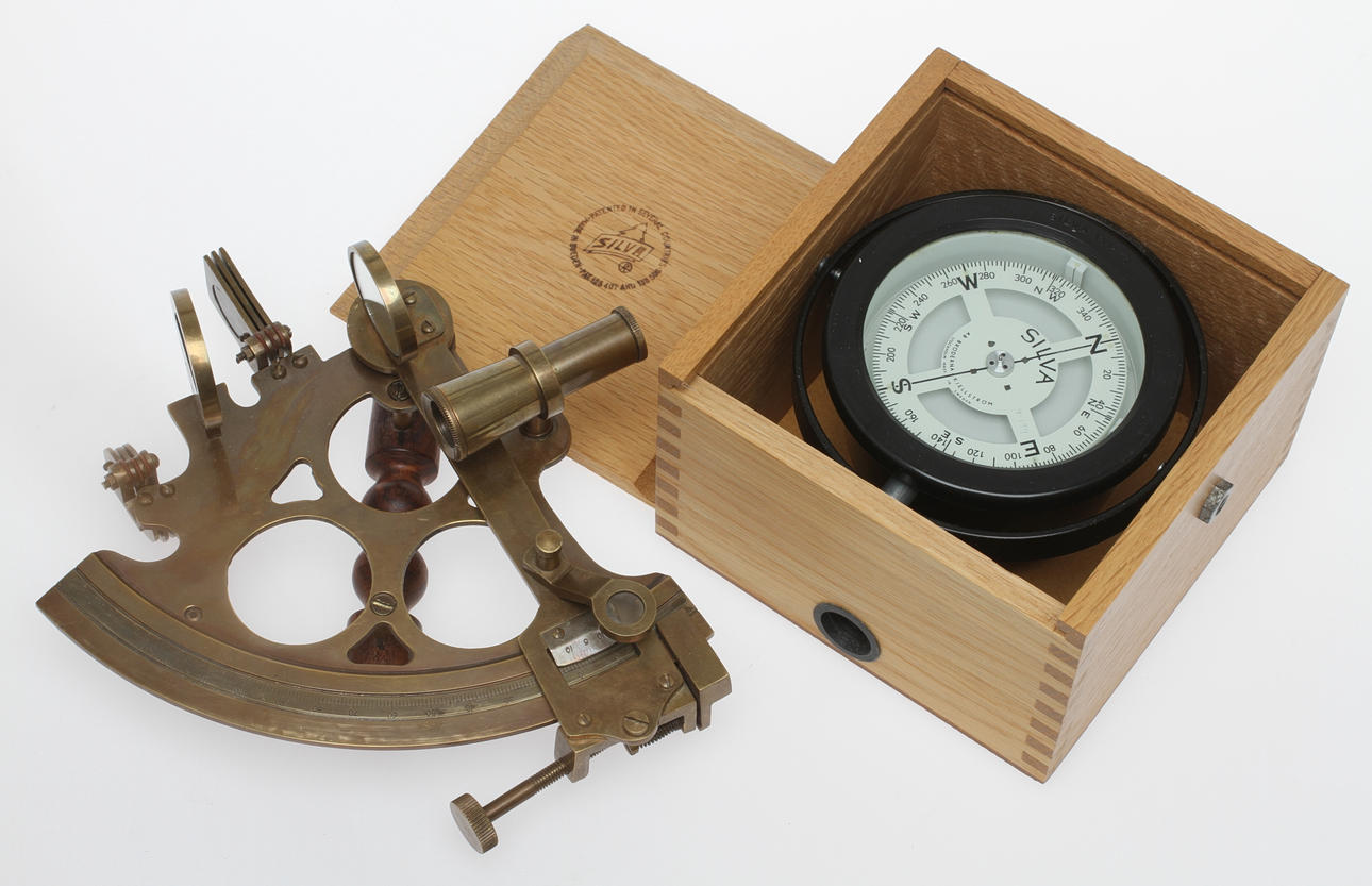 SEXTANT och KOMPASS, Silva, Typ 41, AB Bröderna Kjellström, 1900-tal.