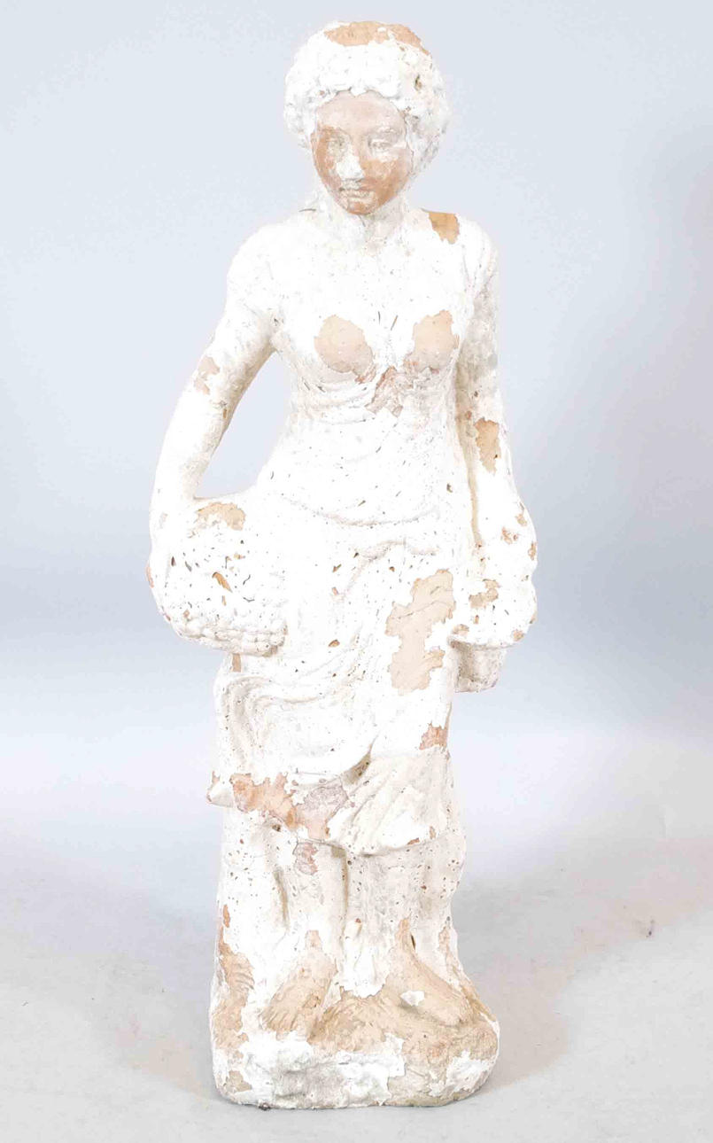 TRÄDGÅRDSFIGUR, terrakotta.