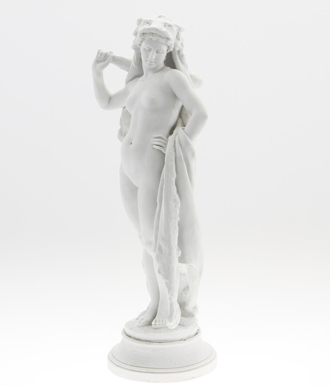 FIGUR, parian, 1900-tal.