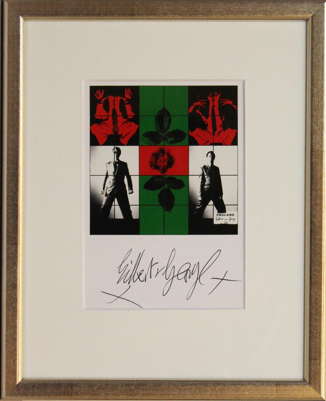 GILBERT&GEORGE. "England", Multipel. Signerad.