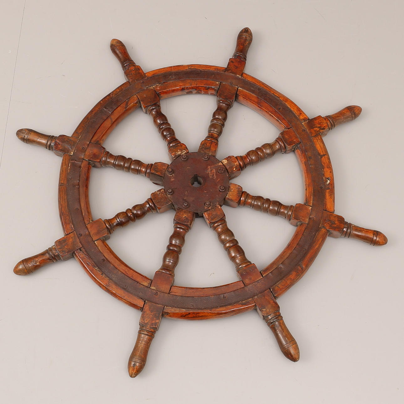 BOAT STEERING, 1900s.