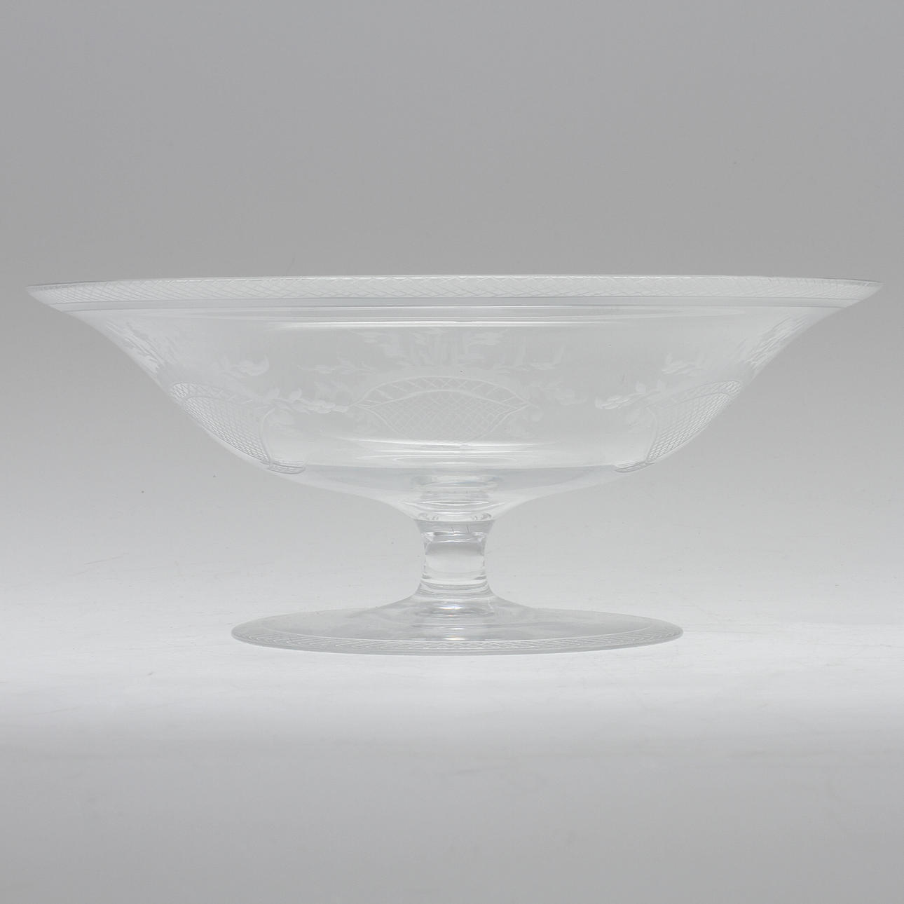 SKÅL PÅ FOT, glas, Edward Hald, Orrefors.